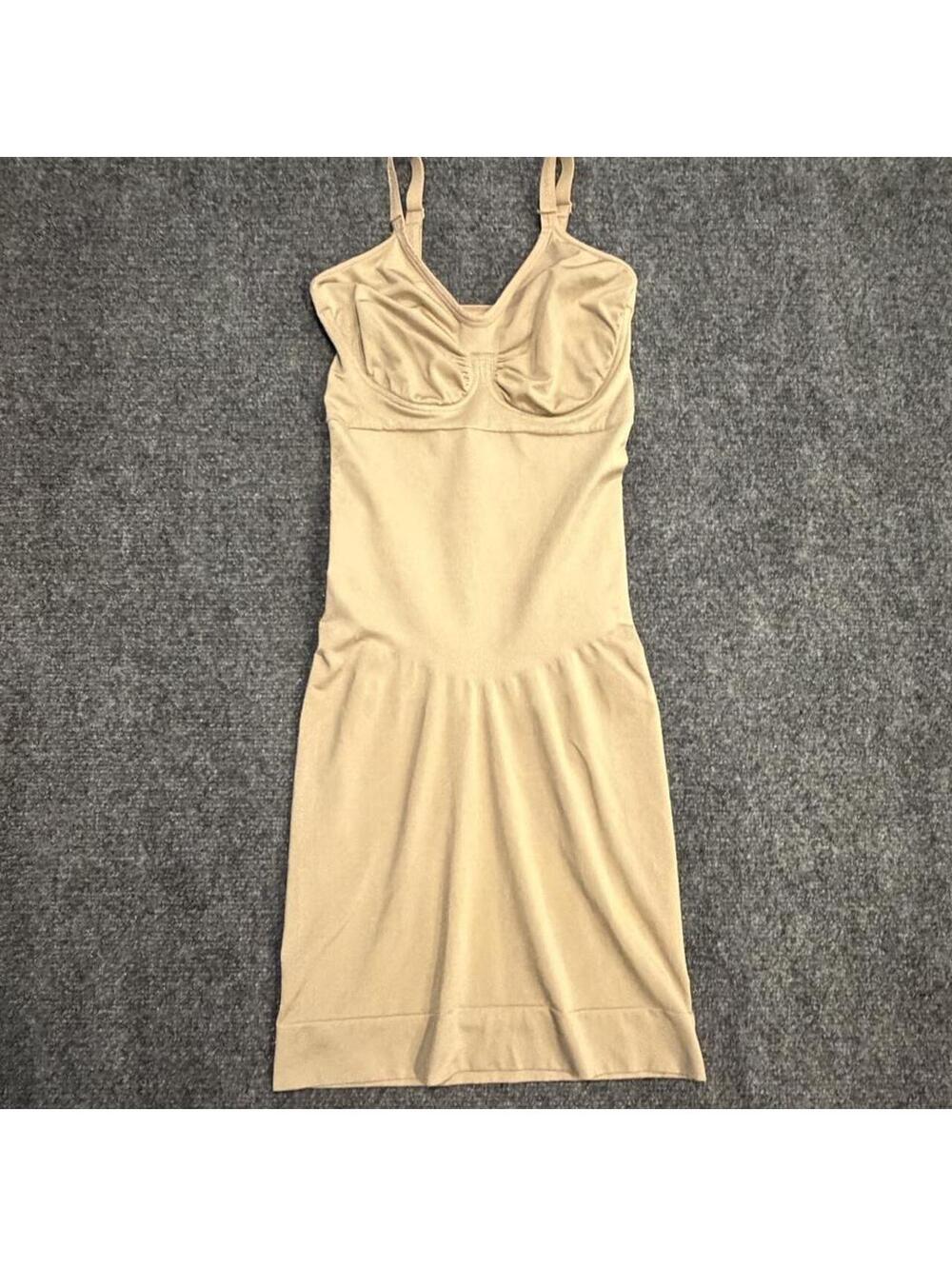 Spanx by Sara Blakely tan & cream body shaper in a large